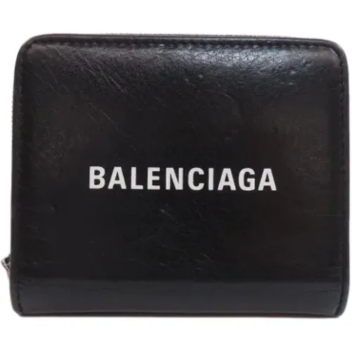 Pre-owned Leather wallets , female, Sizes: ONE SIZE - Balenciaga Vintage - Modalova