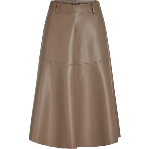 Veganibbimma Skirt Shitake , female, Sizes: 2XL, M, XL, XS, S - Bruuns Bazaar - Modalova