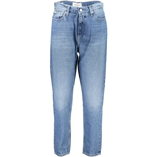 Denim Donna Blaue Mom Jeans , Damen, Größe: W26 L28 - Calvin Klein - Modalova