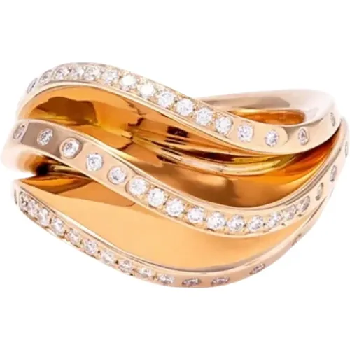 Pre-owned Rose Gold rings , female, Sizes: ONE SIZE - Cartier Vintage - Modalova