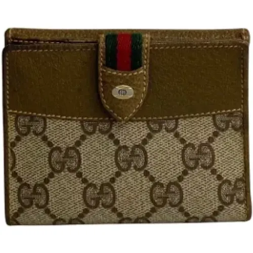 Pre-owned Leather wallets , female, Sizes: ONE SIZE - Gucci Vintage - Modalova