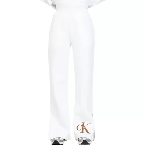 Weiße Schlaghose für Damen - Calvin Klein Jeans - Modalova