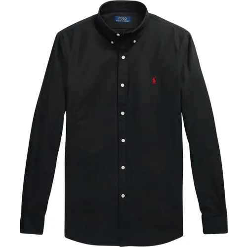 Slim-Fit Stretch Poplin Shirt , male, Sizes: XL, 2XL, S - Polo Ralph Lauren - Modalova