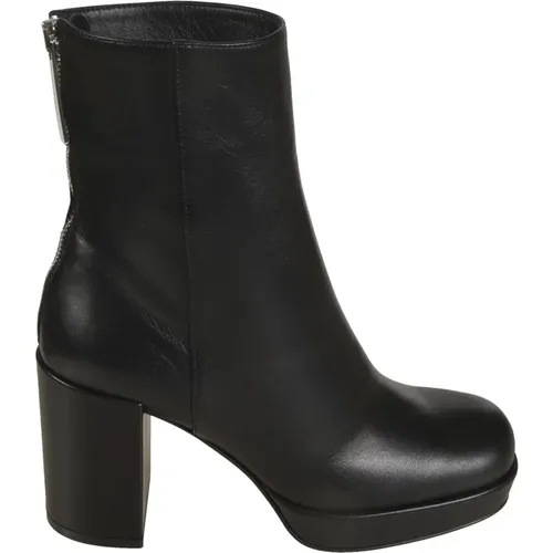 Leather Boots , female, Sizes: 4 1/2 UK, 4 UK, 7 UK, 3 UK, 3 1/2 UK - Sergio Rossi - Modalova