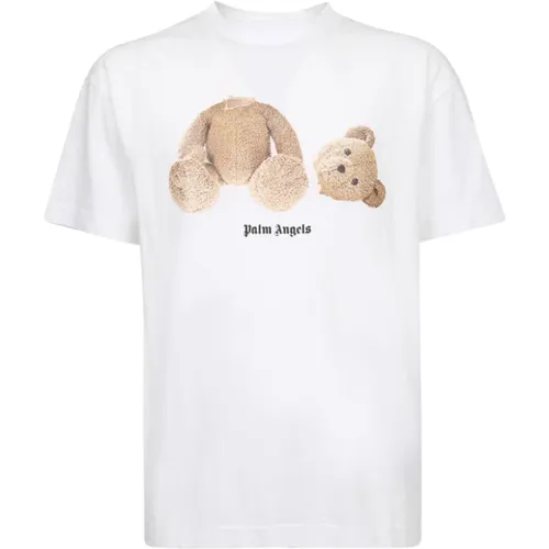Bear T-Shirt , male, Sizes: XL - Palm Angels - Modalova