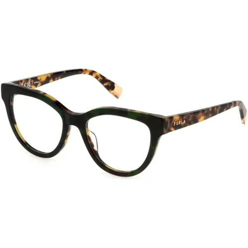 Stylische Brille Vfu679 Farbe 0Xat - Furla - Modalova