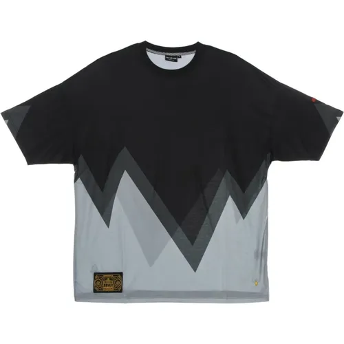 Inverted Duomo Tee Black/grey , male, Sizes: M, XS, L, S - Dolly Noire - Modalova