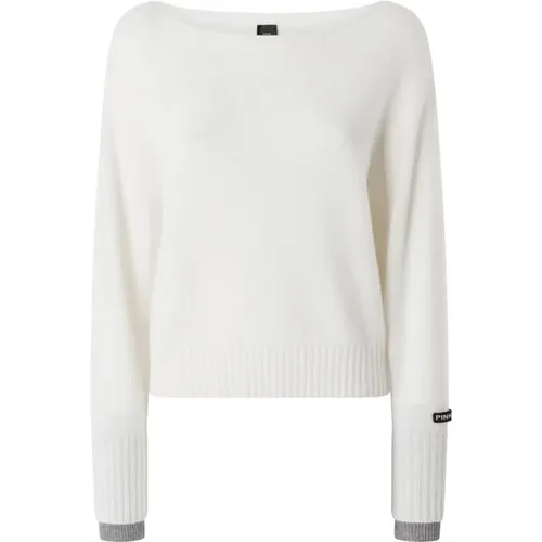 Woll-Kaschmir-Mischung Pullover , Damen, Größe: L - pinko - Modalova