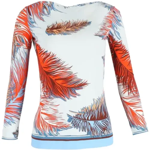 Pre-owned Silk tops , female, Sizes: S - Emilio Pucci Pre-owned - Modalova