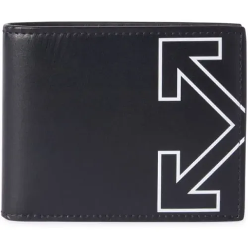 Heritage Wallet with Arrow Motif , male, Sizes: ONE SIZE - Off White - Modalova