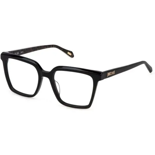 Stilvolle Schwarze Brille , unisex, Größe: 52 MM - Just Cavalli - Modalova