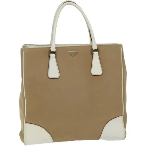 Pre-owned Canvas prada-bags , female, Sizes: ONE SIZE - Prada Vintage - Modalova