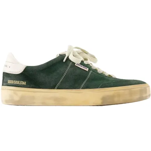 Leather Sneakers - Soul Star , male, Sizes: 9 UK, 6 UK, 8 UK, 7 UK, 10 UK, 5 UK - Golden Goose - Modalova