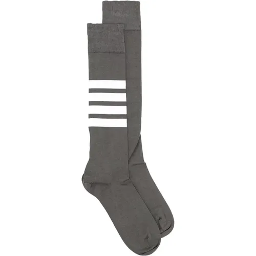 Klassische Über-die-Wade-Socken , Damen, Größe: ONE Size - Thom Browne - Modalova