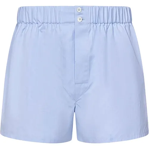 Klare blaue Baumwollboxershorts , Herren, Größe: L - Brioni - Modalova