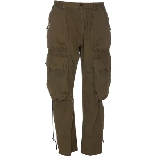 Cargo Pants with Military-Inspired Design , male, Sizes: M - Dsquared2 - Modalova