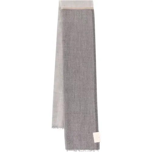 Luxuriöser Cashmere Schal Grau - BRUNELLO CUCINELLI - Modalova