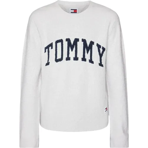 Rundhalspullover , Herren, Größe: L - Tommy Jeans - Modalova