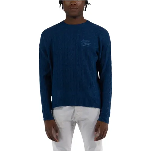 Braided Wool Pullover , male, Sizes: XL, L, M - ETRO - Modalova