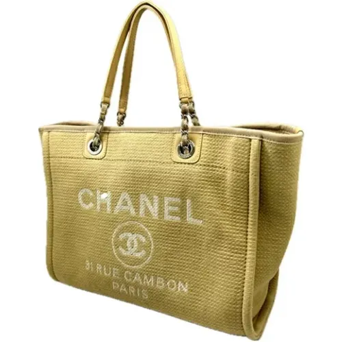 Pre-owned Canvas chanel-bags , female, Sizes: ONE SIZE - Chanel Vintage - Modalova