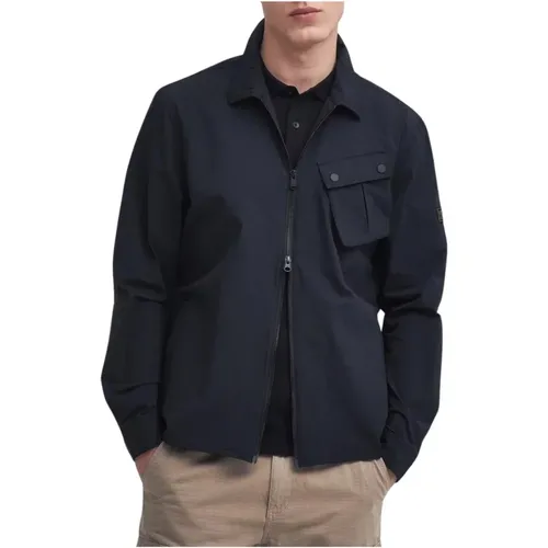 Flex Overshirt Schwarz , Herren, Größe: XL - Barbour - Modalova