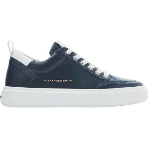 Luxus Blaue Straßenstil Sneakers - Alexander Smith - Modalova