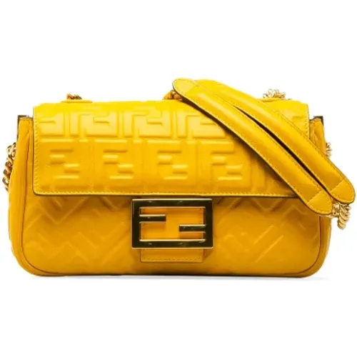 Pre-owned Leather fendi-bags , female, Sizes: ONE SIZE - Fendi Vintage - Modalova