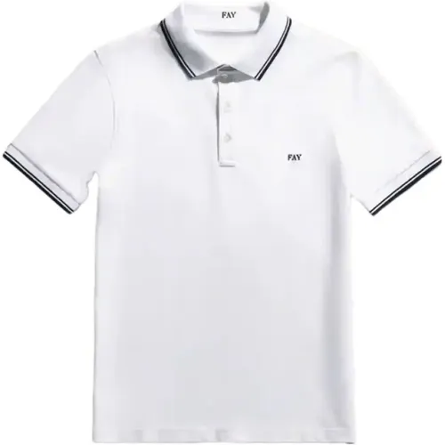 Polo Shirts , male, Sizes: L, 2XL, M - Fay - Modalova