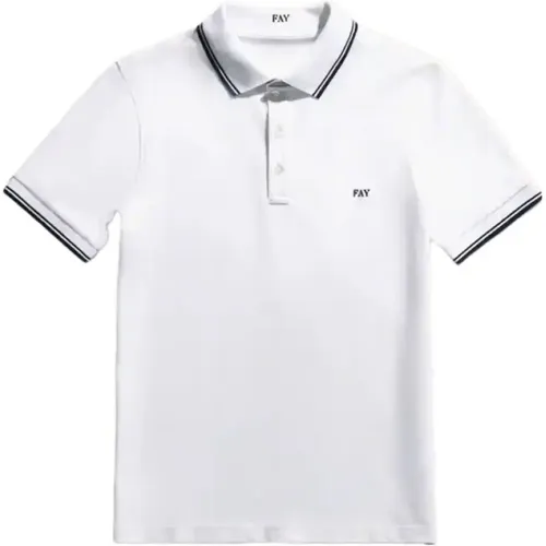 Polo Shirts , Herren, Größe: 2XL - Fay - Modalova