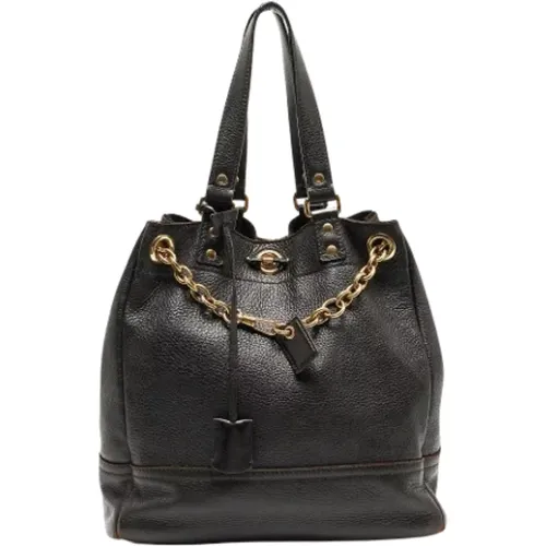 Pre-owned Leather shoulder-bags , female, Sizes: ONE SIZE - Yves Saint Laurent Vintage - Modalova