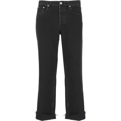 Cotton Jeans with Belt Loops , male, Sizes: W32, W31 - Lanvin - Modalova