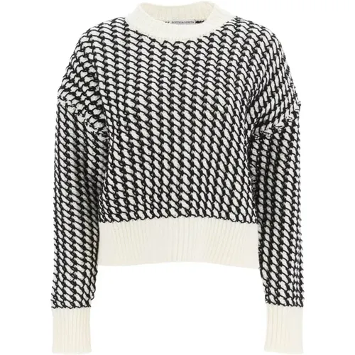 Elegant White Wool Sweater , female, Sizes: S - Bottega Veneta - Modalova