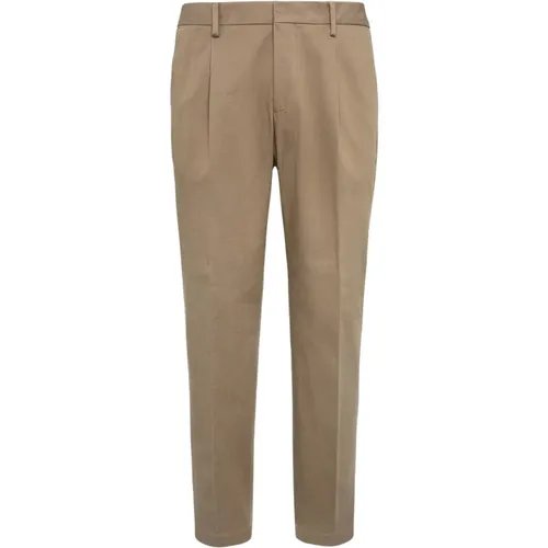 Stretch-Baumwoll-Gabardine-Hose , Herren, Größe: 3XL - Boggi Milano - Modalova