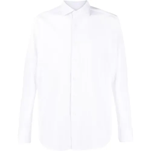 Cotton Dress Shirt , male, Sizes: M, L - Ermenegildo Zegna - Modalova