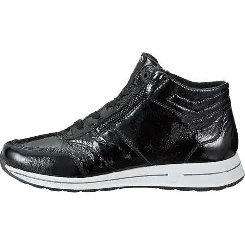 Osaka Schwarze Sneakers , Damen, Größe: 37 EU - Ara - Modalova