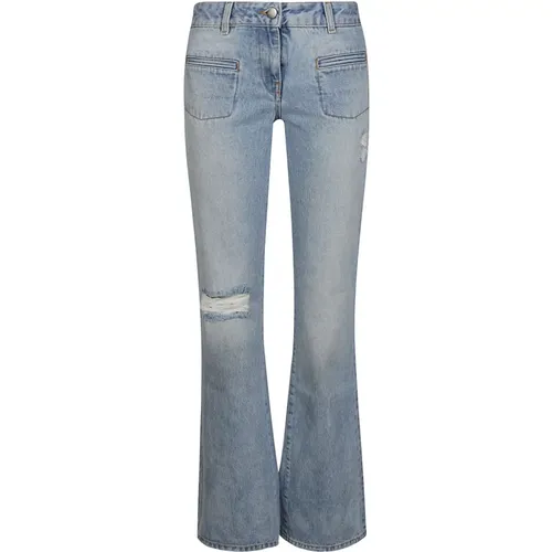 Denim Bootcut Jeans , female, Sizes: W25, W26 - Palm Angels - Modalova