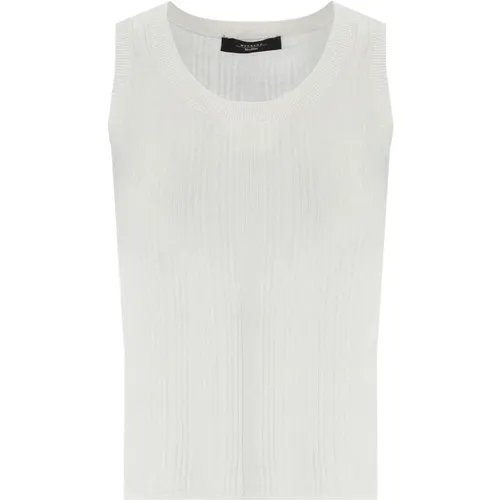 Weiße Rippstrick Ceylon Top - Max Mara Weekend - Modalova