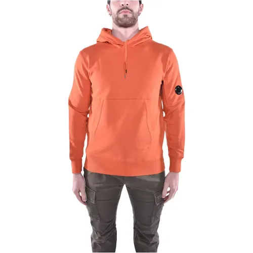 Diagonal Raised Fleece Hoodie , male, Sizes: L, XL - C.P. Company - Modalova