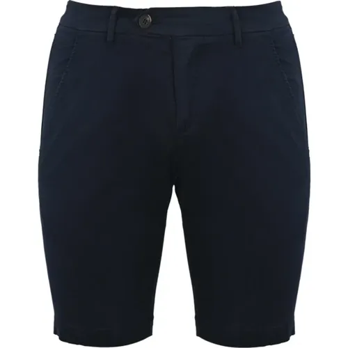 Cotton Bermuda Shorts Slim Fit , male, Sizes: W35, W30, W38, W33, W34, W32, W29, W31, W36 - Roy Roger's - Modalova