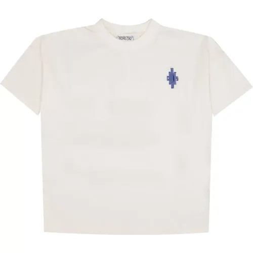 Stylisches Baumwoll-T-Shirt für kleine Jungs - Marcelo Burlon - Modalova