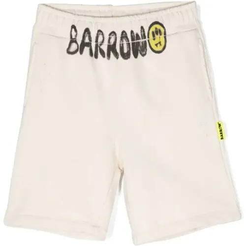 Shorts,Weiße Hose mit Logo-Druck - Barrow - Modalova