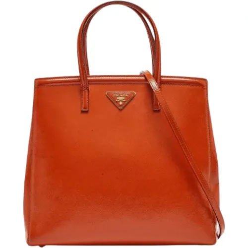 Pre-owned Leather totes , female, Sizes: ONE SIZE - Prada Vintage - Modalova