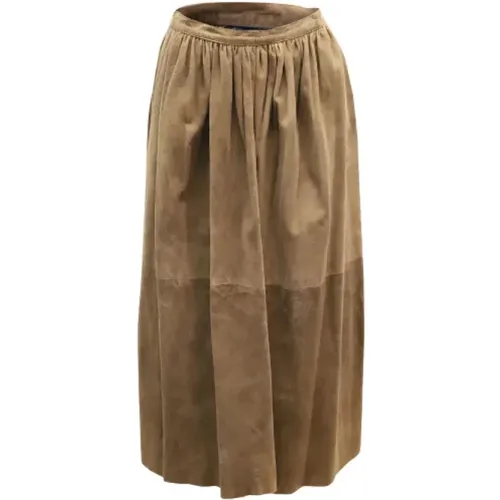 Pre-owned Suede bottoms , female, Sizes: L - Ralph Lauren Pre-owned - Modalova