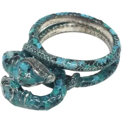 Pre-owned Animal Print Silver Gucci Ring , female, Sizes: ONE SIZE - Gucci Vintage - Modalova