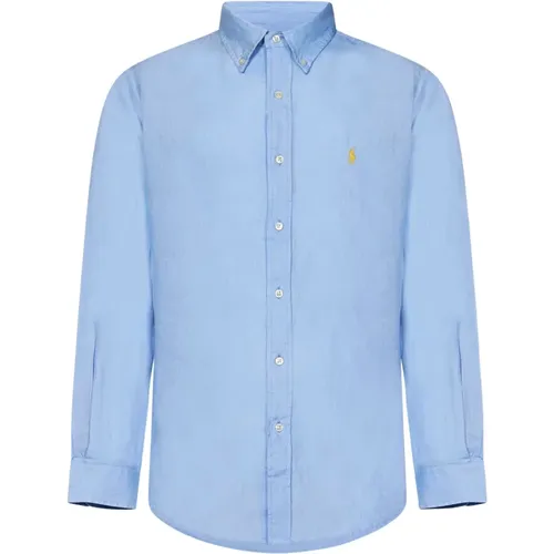 Clear Linen Shirt Button-Down , male, Sizes: XL, 2XL, L - Polo Ralph Lauren - Modalova