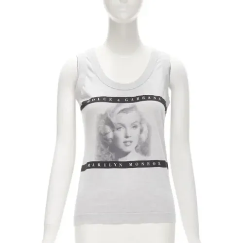 Pre-owned Cotton tops , female, Sizes: XS - Dolce & Gabbana Pre-owned - Modalova