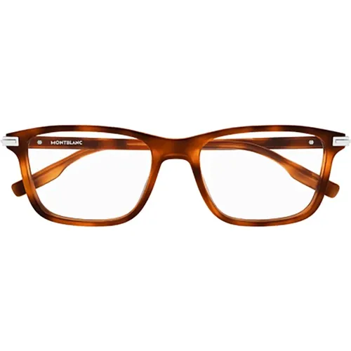 Men Accessories Optical frames Brown Ss23 , female, Sizes: 54 MM - Montblanc - Modalova
