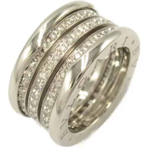 Pre-owned White Gold rings , female, Sizes: ONE SIZE - Bvlgari Vintage - Modalova