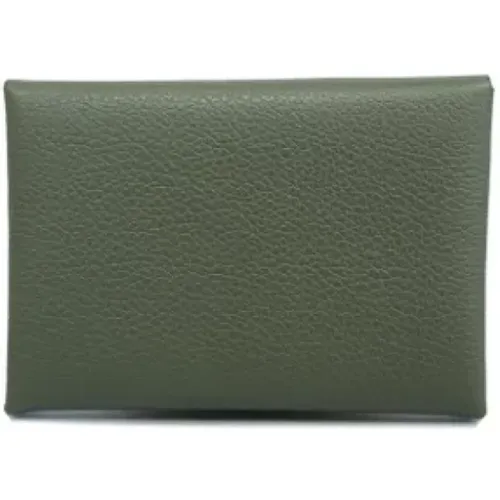 Pre-owned Leather wallets , female, Sizes: ONE SIZE - Hermès Vintage - Modalova