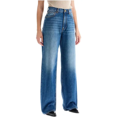 Weite Jeans im Narida Sapphire Java Stil - Blazé Milano - Modalova